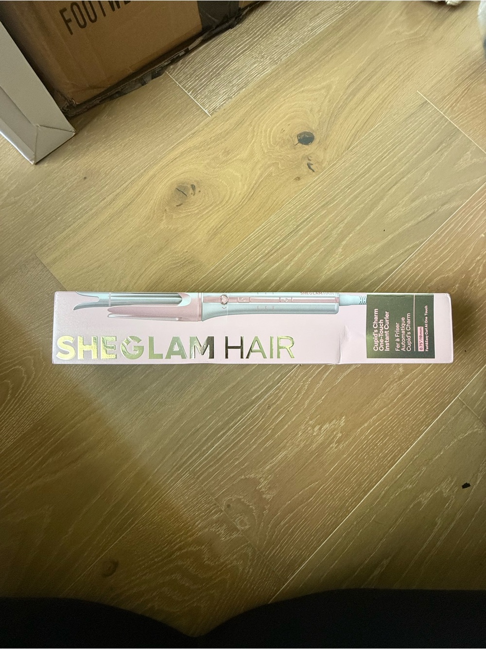 SHEGLAM Hair Pink and Silver Curling Wand